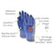 Magid Coated Gloves, Silicone, 6 Abrasion Level, Blue, 1 PR GPD787-6 - alternate 3